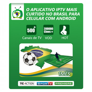 Cartão mensal (Brasil TV Móvel Basic)